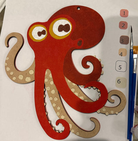 Paint By Numbers - Octopus