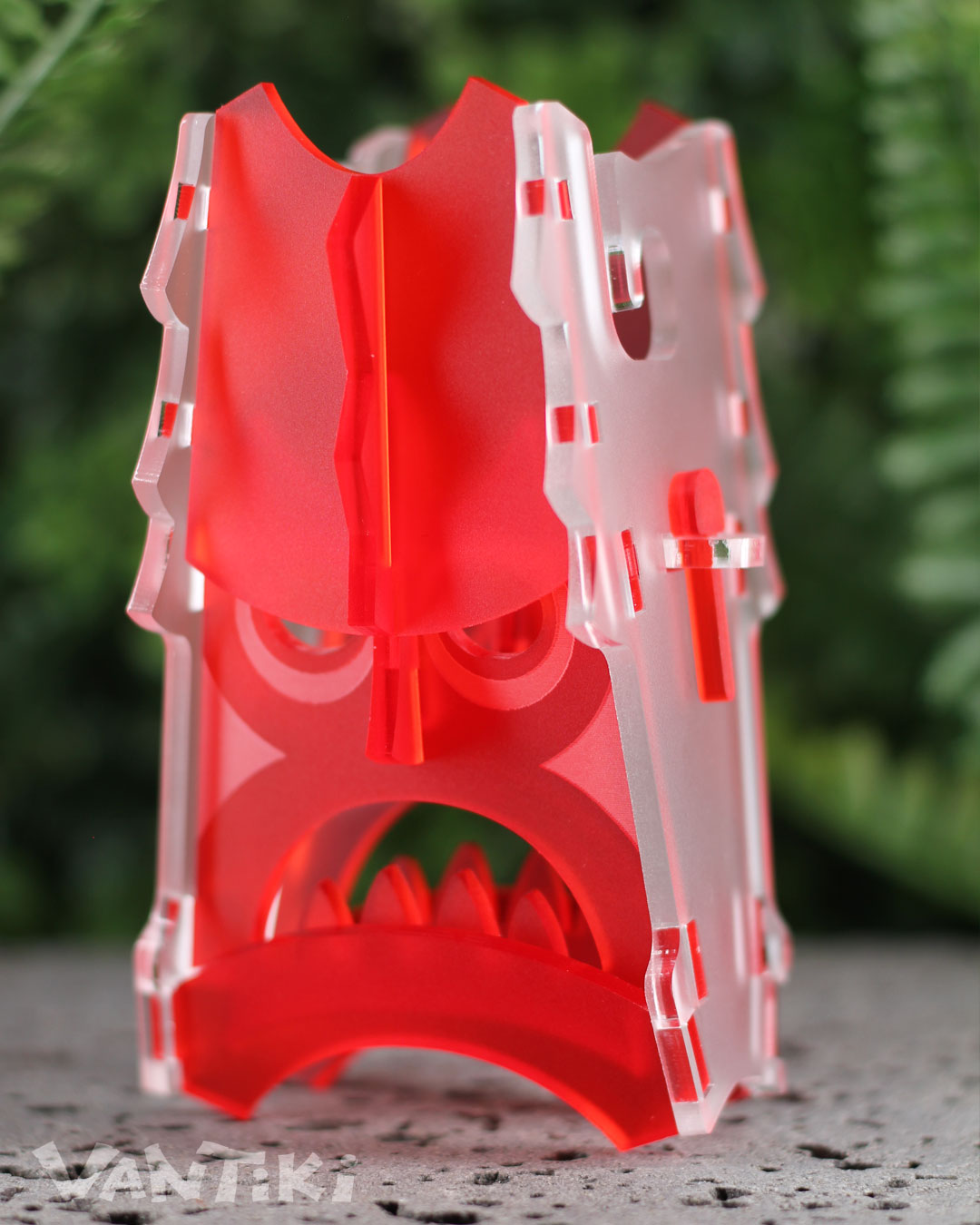 2025 HOLLY RED VanTiki Flat Pack Ornament SINGLE