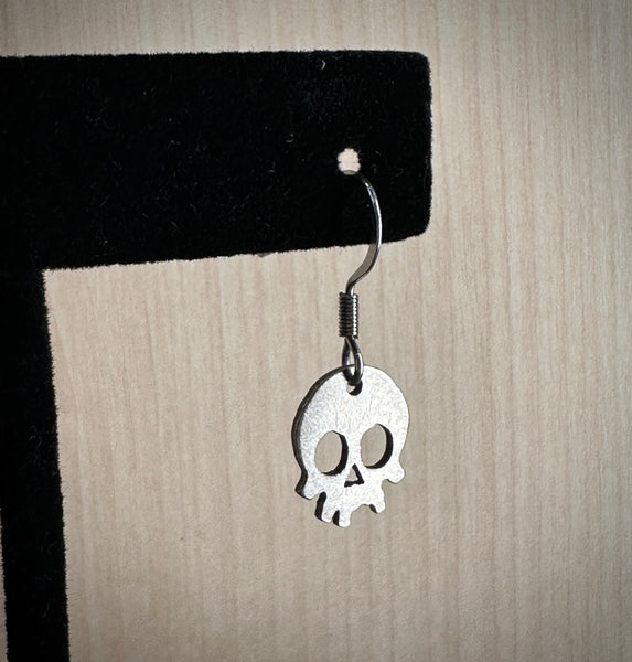 Skully Titanium Earring set