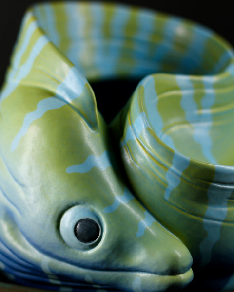 Mini Moray - Blue Zebra Glaze