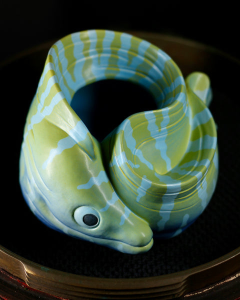 Mini Moray - Blue Zebra Glaze